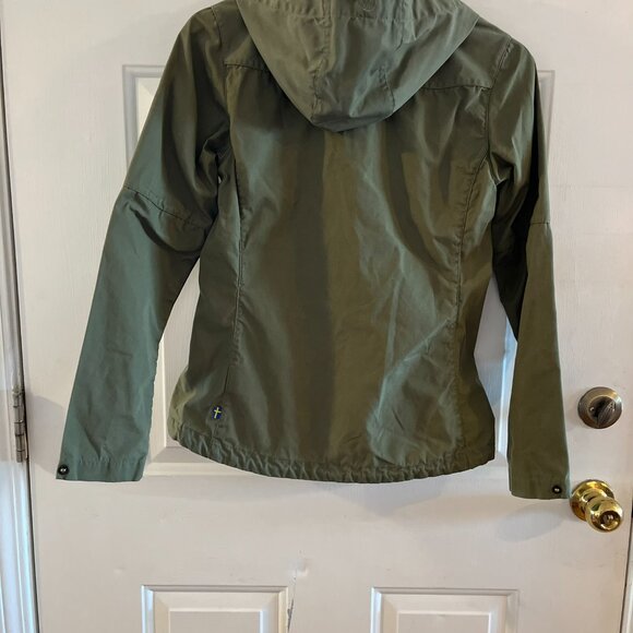 FjallRaven Woman's Green Stina G-1000 Outdoor Fall Jacket Sz XS - Picture 8 of 13